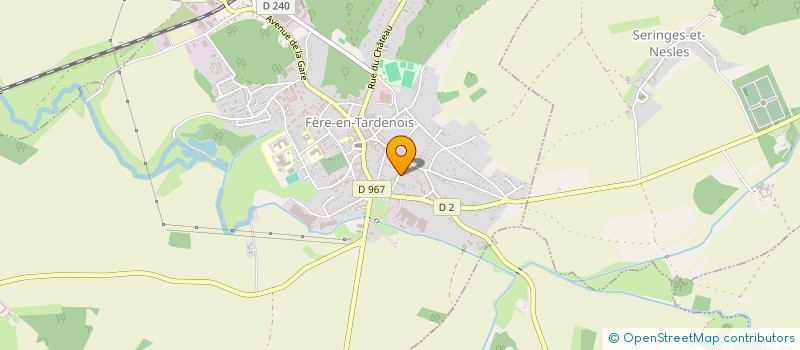 localisation de l'entreprise MQV  FERE-EN-TARDENOIS