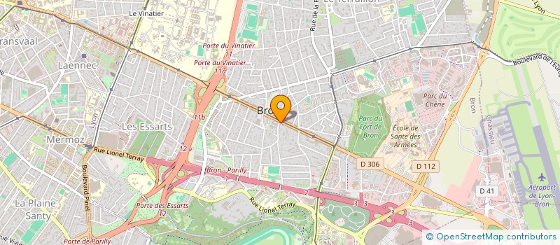 localisation de l'entreprise MR  BRON