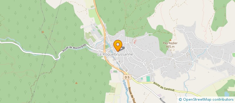 localisation de l'entreprise MR  LA ROQUEBRUSSANNE