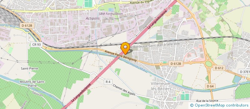 localisation de l'entreprise MR  VILLENEUVE-LES-BEZIERS