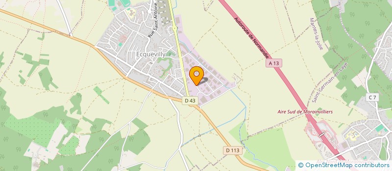 localisation de l'entreprise MR 78  ECQUEVILLY