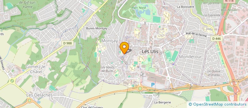 localisation de l'entreprise MR 91  LES ULIS