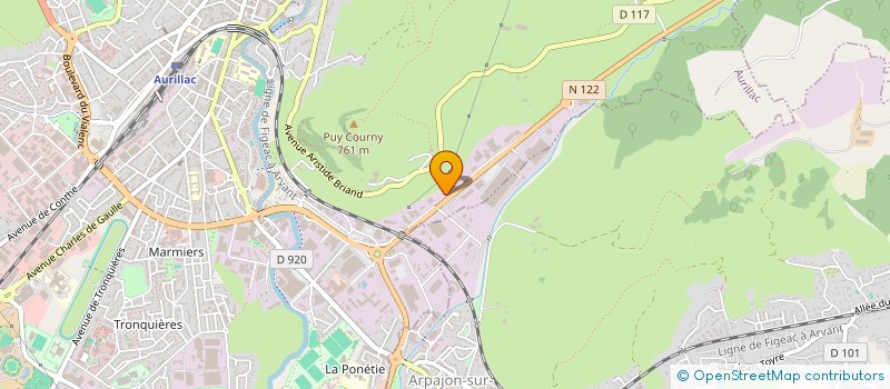 localisation de l'entreprise MR ADMINISTRAT CABINET RIEUE à AURILLAC