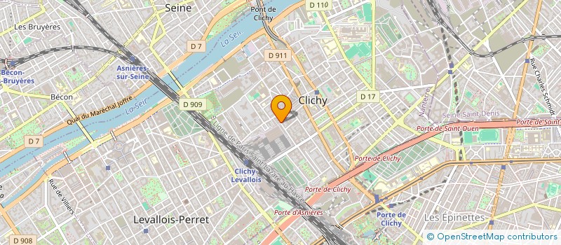 localisation de l'entreprise MR AGATHON EUGENE  MR AGATHON RENE  MR  CLICHY