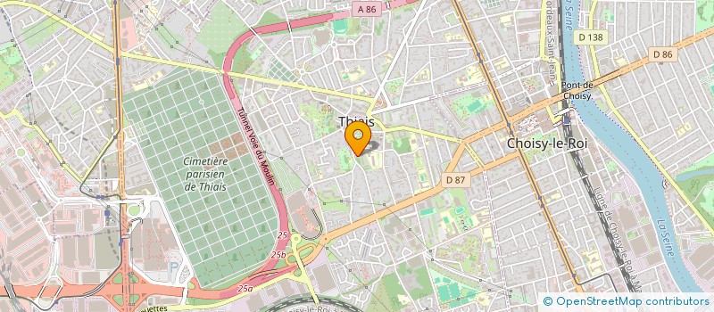 localisation de l'entreprise MR ALBAREL ANDRE MME ALBAREL SIMONE  THIAIS