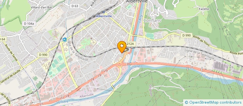 localisation de l'entreprise MR ARPACI à ALBERTVILLE