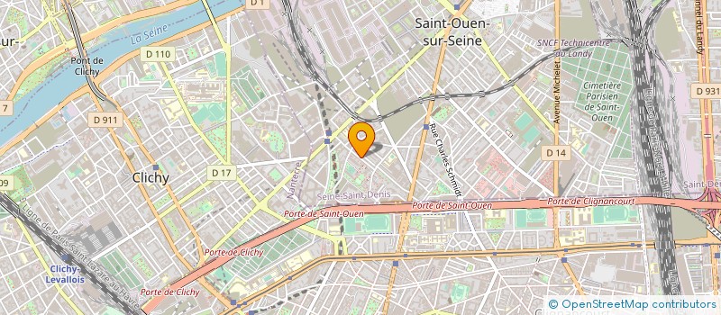 localisation de l'entreprise MR ASSURE à SAINT-OUEN-SUR-SEINE