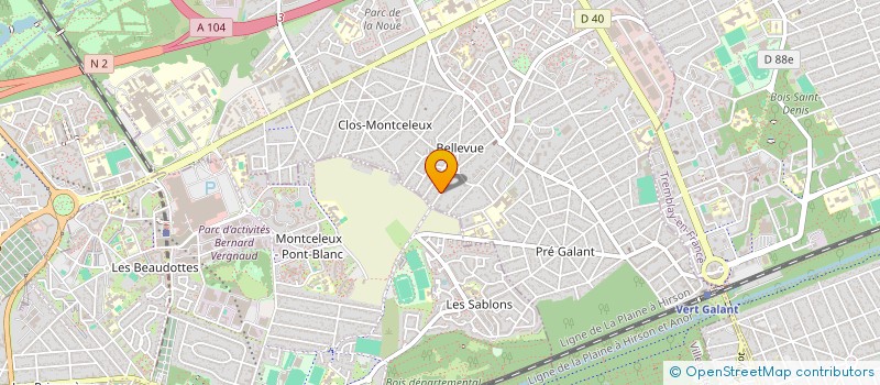 localisation de l'entreprise MR AUTO  VILLEPINTE