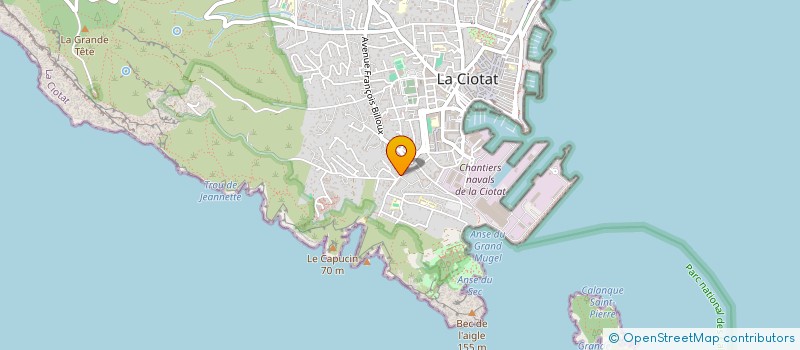 localisation de l'entreprise MR B  LA CIOTAT