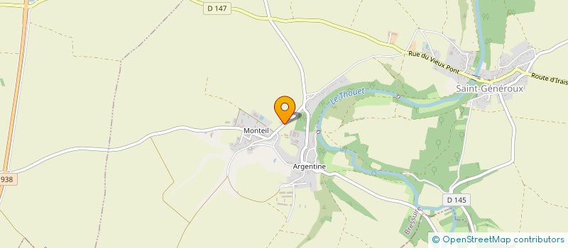 localisation de l'entreprise MR BATIMENT  SAINT-GENEROUX