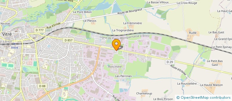 localisation de l'entreprise MR BULLE  VITRE