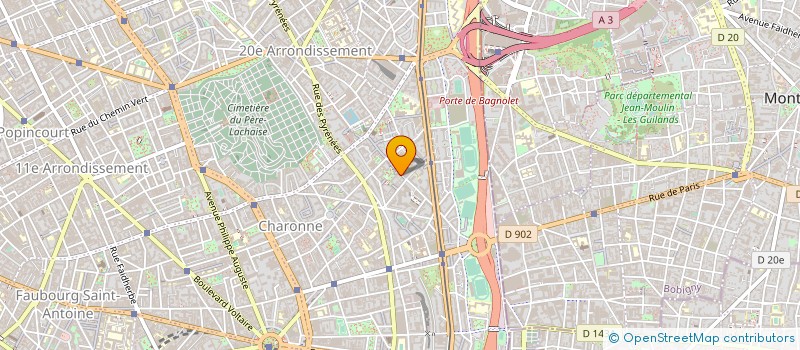 localisation de l'entreprise MR CASIEZ MARCEL  MME POUSPIN MICHELE  PARIS