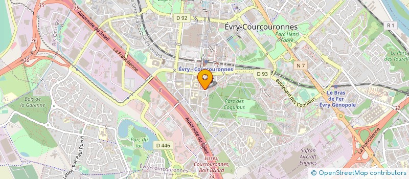 localisation de l'entreprise MR CASUAL FOOD à EVRY-COURCOURONNES