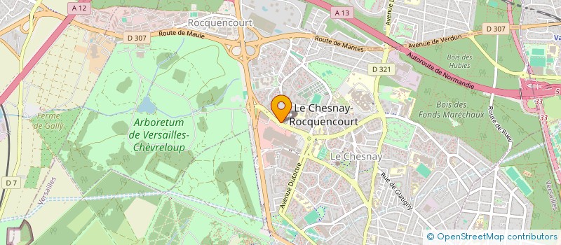 localisation de l'entreprise MR CHA PARLY 2  LE CHESNAY-ROCQUENCOURT