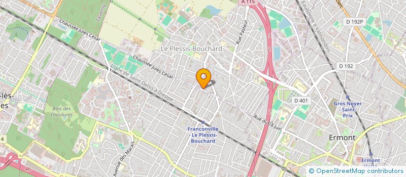 localisation de l'entreprise MR CLAUDE F.ARNOULD MR LOBESSE MAALLEM à LE PLESSIS-BOUCHARD