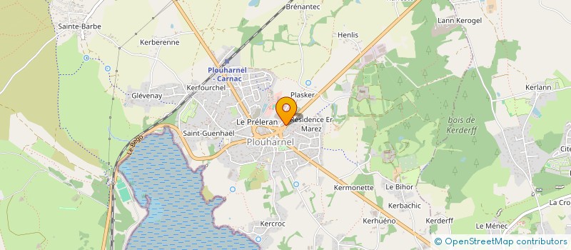 localisation de l'entreprise MR CLAVERI SEBASTIEN ET MME CLAVERI MARIE  PLOUHARNEL