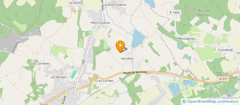 localisation de l'entreprise MR CLIMATISATION CHAUFFAGE  TREPT