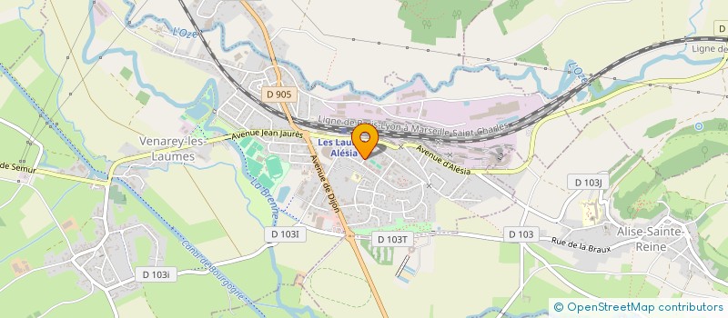 localisation de l'entreprise MR CONCEPT  VENAREY-LES-LAUMES