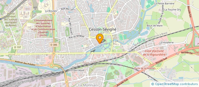 localisation de l'entreprise MR CONCEPT RENNES NORD à CESSON-SEVIGNE
