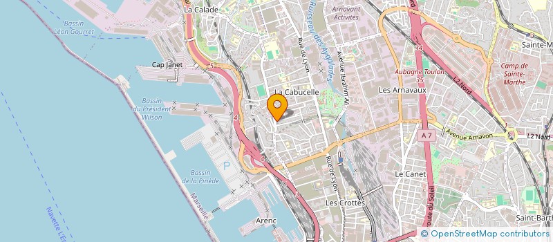 localisation de l'entreprise MR CONSTRUCTION à MARSEILLE