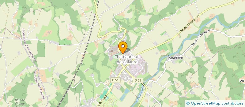 localisation de l'entreprise MR.COQ  CHATEAUNEUF-DE-GALAURE