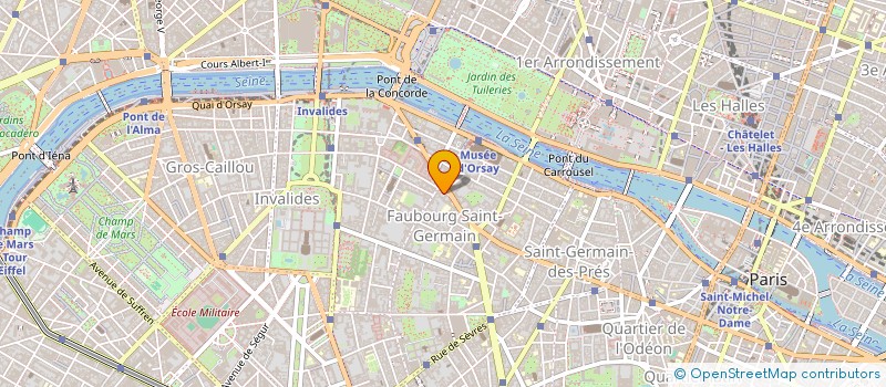 localisation de l'entreprise MR DE GRANDMAISON GEORGE  MR DE COSSE BR  PARIS