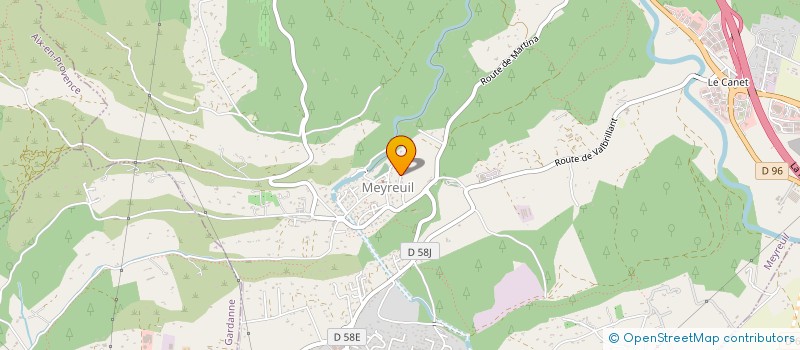 localisation de l'entreprise MR DE HARO ET MME MICHELE POURCIN  MEYREUIL