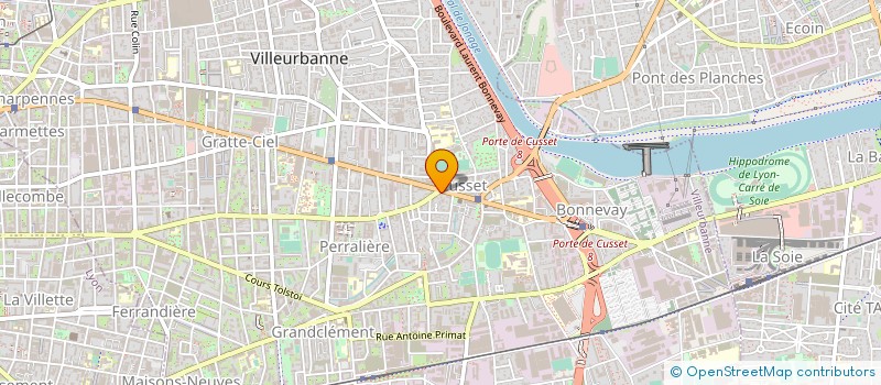 localisation de l'entreprise MR DIFFUSION à VILLEURBANNE