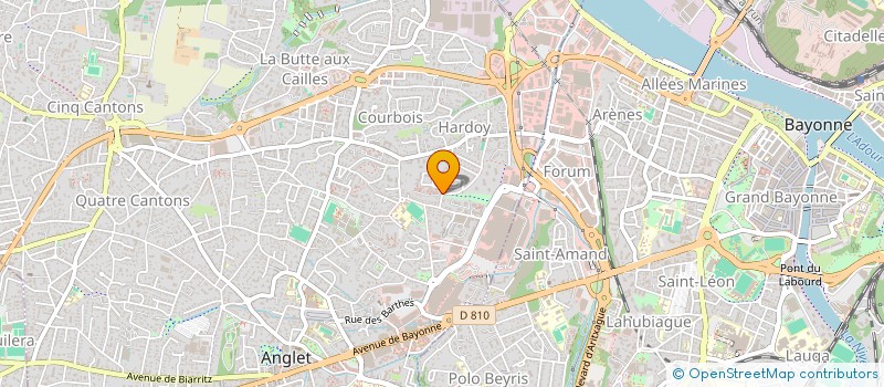 localisation de l'entreprise MR DUGUET MME LABEYRIE  ANGLET