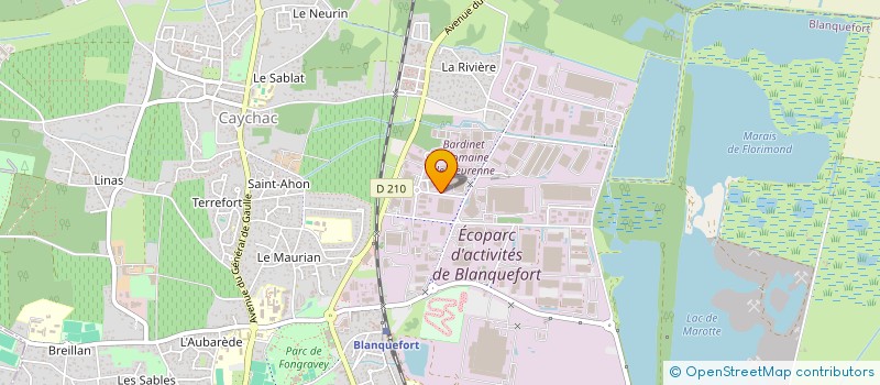 localisation de l'entreprise MR EAT à BLANQUEFORT