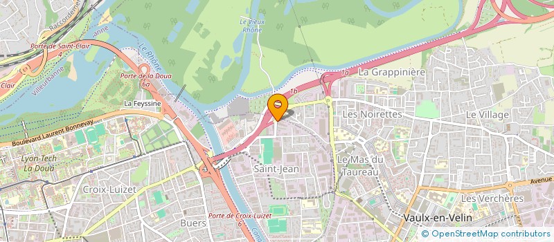 localisation de l'entreprise MR ENSEIGNES  VILLEURBANNE