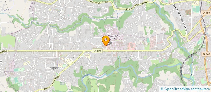 localisation de l'entreprise MR ENTREPRISE  CRAPONNE