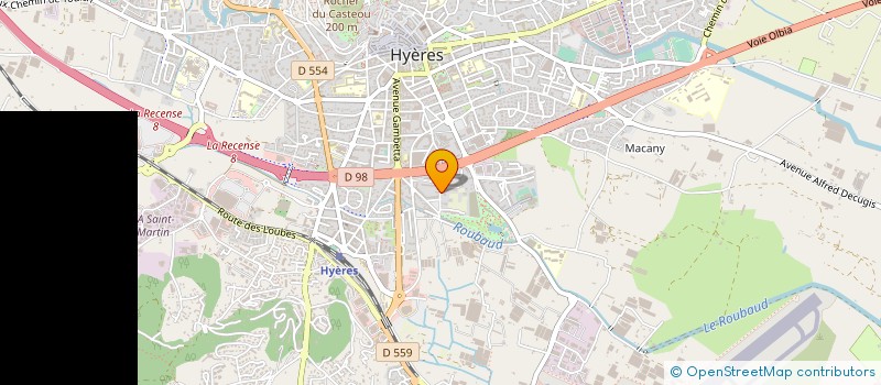 localisation de l'entreprise MR ET FILS  HYERES