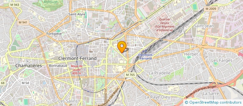 localisation de l'entreprise MR ET MME ALAIN ARSAC SCI 2  CLERMONT-FERRAND