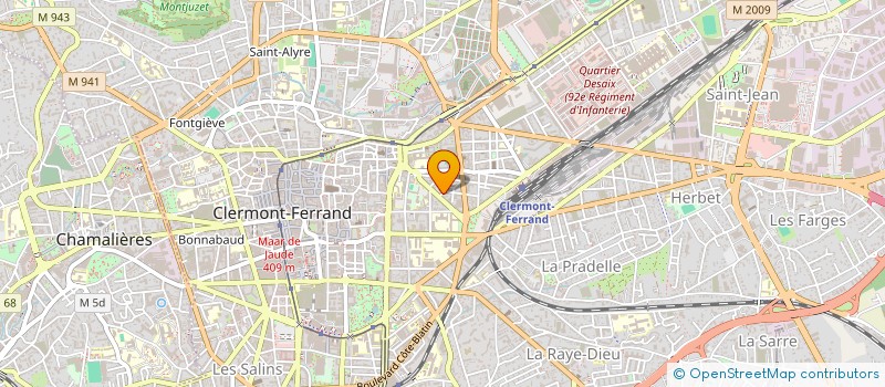 localisation de l'entreprise MR ET MME ALAIN ARSAC SCI 3  CLERMONT-FERRAND