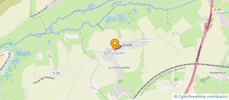 localisation de l'entreprise MR ET MME BARRAS  BEUVREQUEN