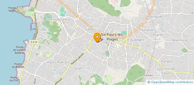 localisation de l'entreprise MR ET MME BECHERAS à SIX-FOURS-LES-PLAGES