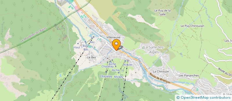 localisation de l'entreprise MR ET MME BELINSKY  LA SALLE-LES-ALPES