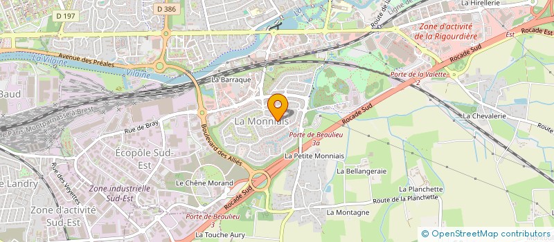 localisation de l'entreprise MR ET MME BRASSET THIERRY  CESSON-SEVIGNE