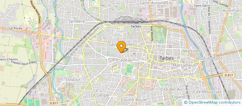 localisation de l'entreprise MR ET MME CARRERE  TARBES