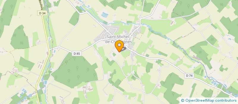 localisation de l'entreprise MR ET MME CONARD  SAINT MICHEL DE CHAVAIGNES