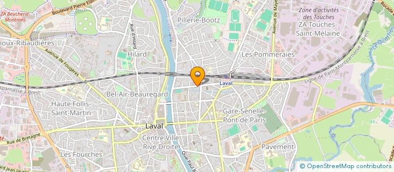 localisation de l'entreprise MR ET MME DENIAU à LAVAL