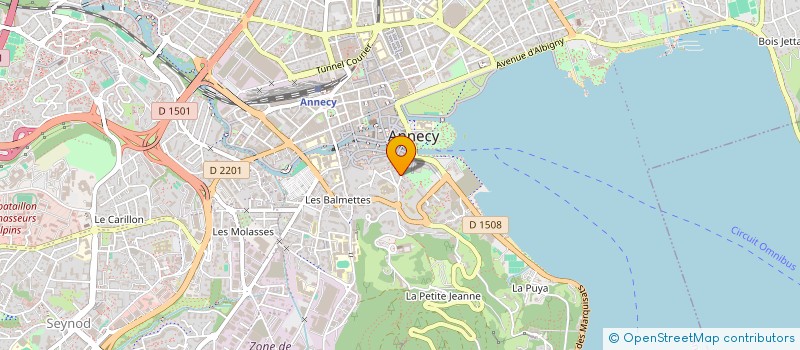 localisation de l'entreprise MR ET MME GRAPPIN à ANNECY