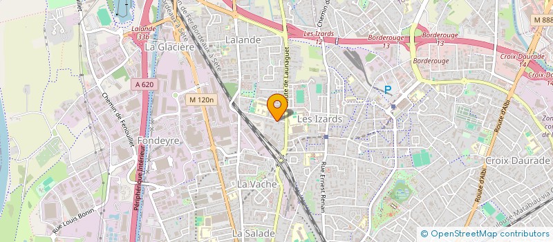 localisation de l'entreprise MR ET MME GUIBERT à TOULOUSE