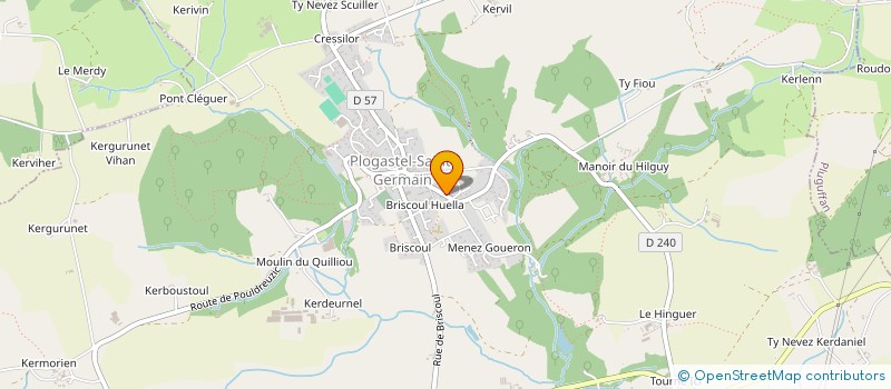 localisation de l'entreprise MR ET MME GUILLOU à PLOGASTEL-SAINT-GERMAIN