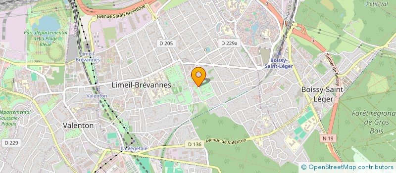 localisation de l'entreprise MR ET MME LECOUFLE  LIMEIL-BREVANNES