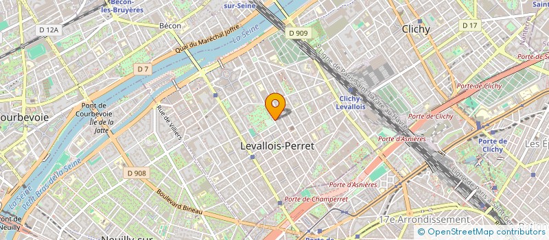 localisation de l'entreprise MR ET MME LEYBROS ROGER à LEVALLOIS PERRET