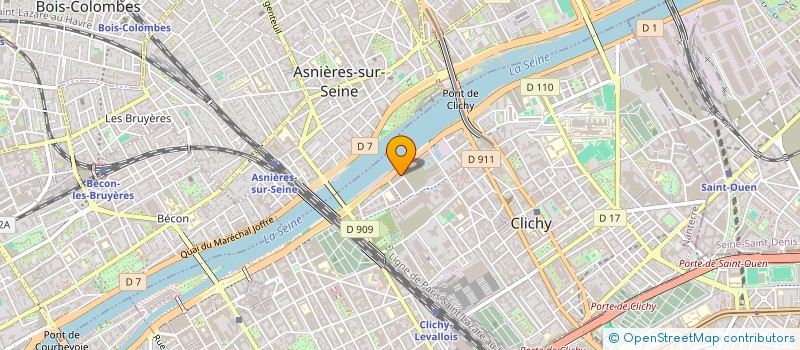 localisation de l'entreprise MR ET MME MAMOU LMNP à CLICHY