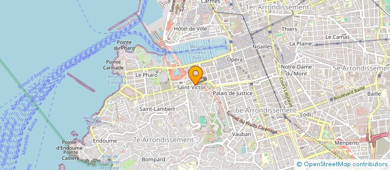 localisation de l'entreprise MR ET MME MANENTI à MARSEILLE