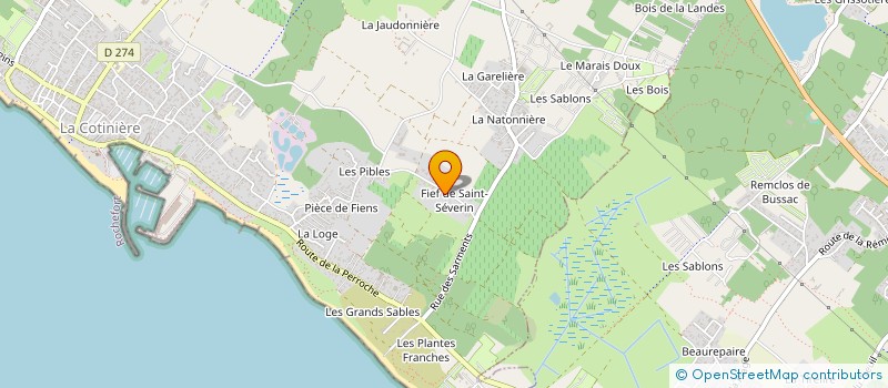 localisation de l'entreprise MR ET MME MARC CAPDEVILLE SCI  SAINT-PIERRE-D'OLERON